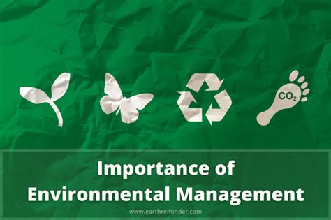 Environmental Management and Protection .